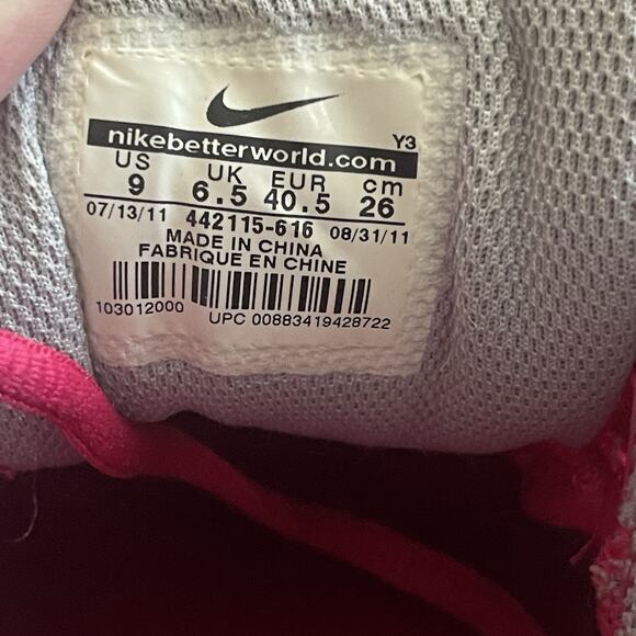 Nike Shox Womens Sneakers Size 9 Pink Qualify Running 442115-616 Retro - Picture 7 of 7